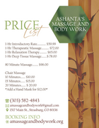 Ashanta’s Massage and Bodywork